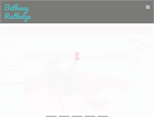 Tablet Screenshot of bethanyrutledge.com